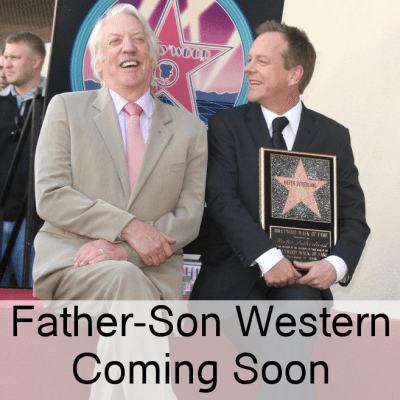 Today: Donald Sutherland Filming Western & Stay At Home Mom Problems